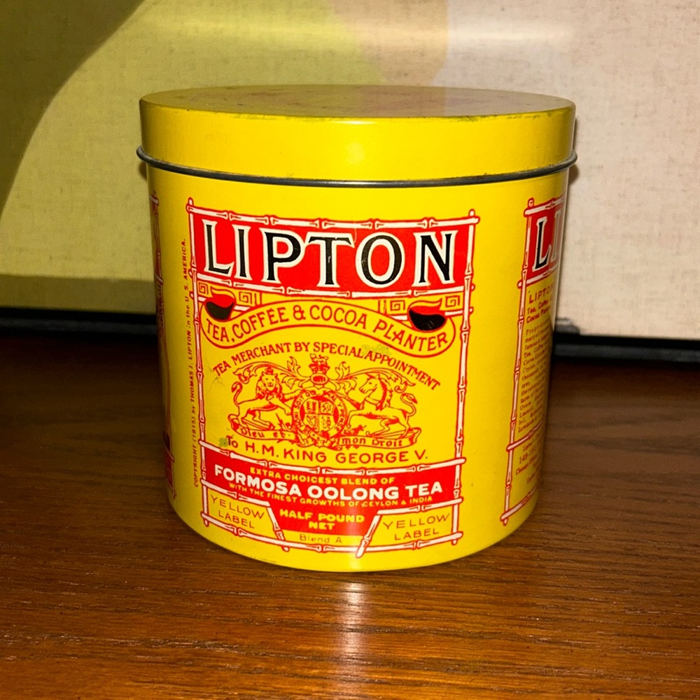 Vintage Lipton tin